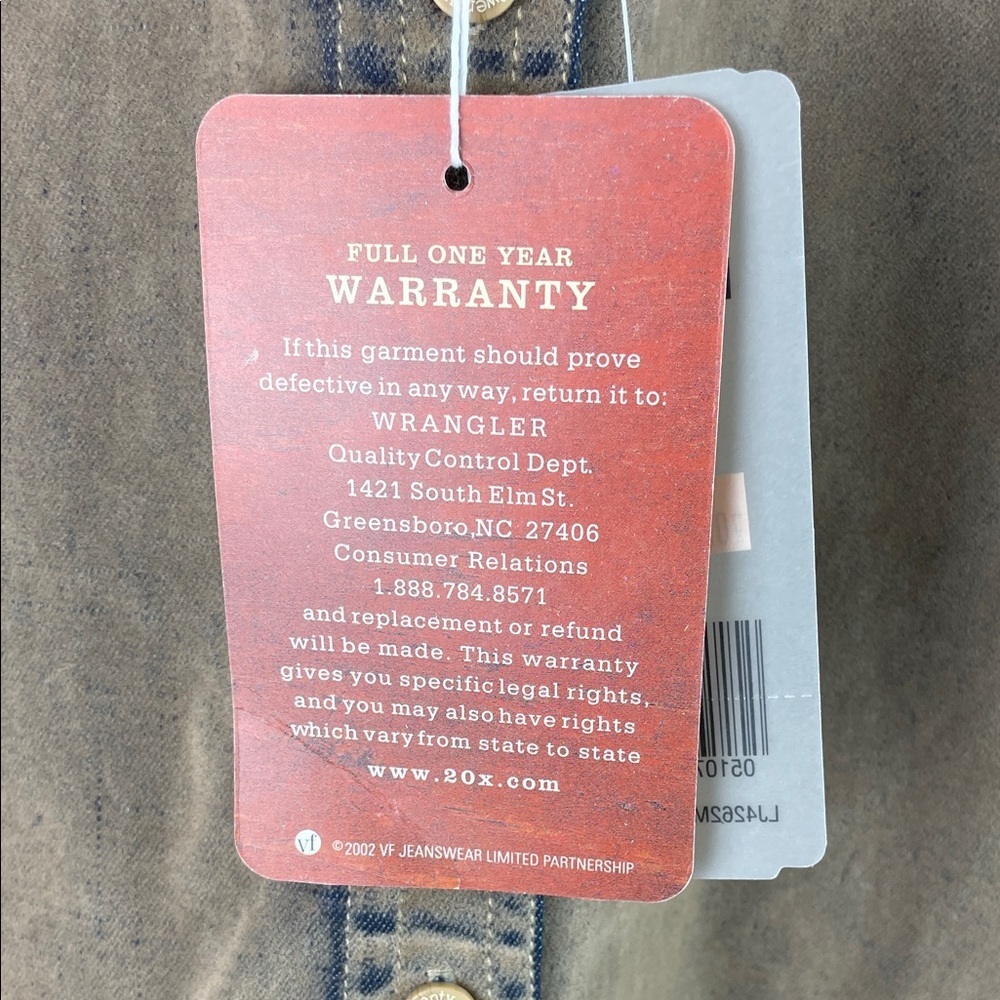 NWT Twenty X Wrangler Western Button-Up Shirt Size M - Picture 6 of 13